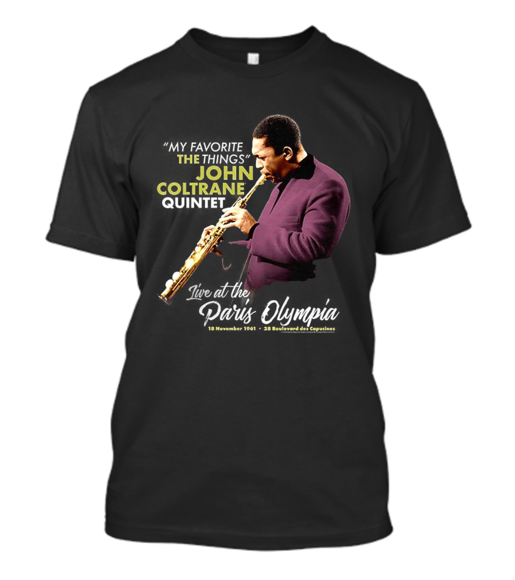 John Coltrane My Favorite Things Quintet Paris Olympia 1961 T-Shirt