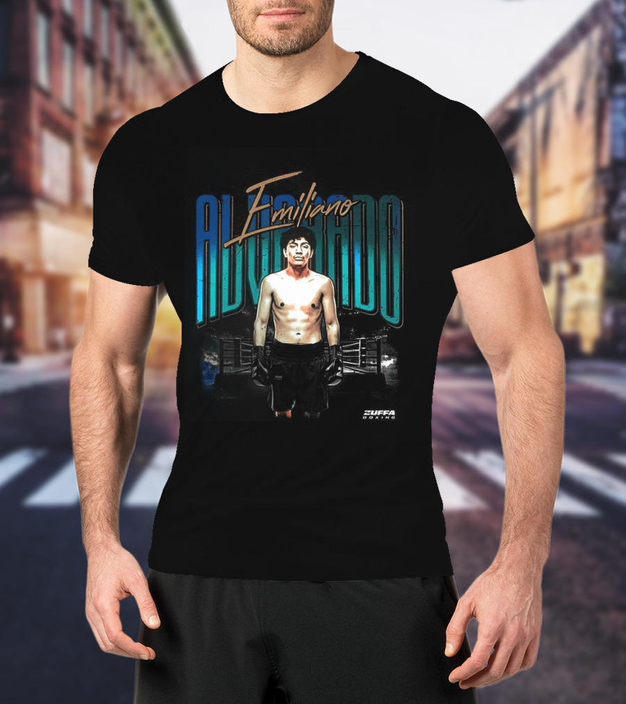 Emiliano Alvarado Zuffa Boxing Fighter Pose Arena Alvarado T-Shirt