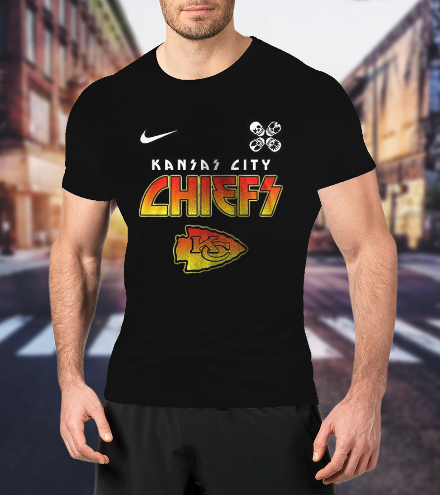 Kansas City Chiefs Rock And Roll All Nite Abbey Road T-Shirt