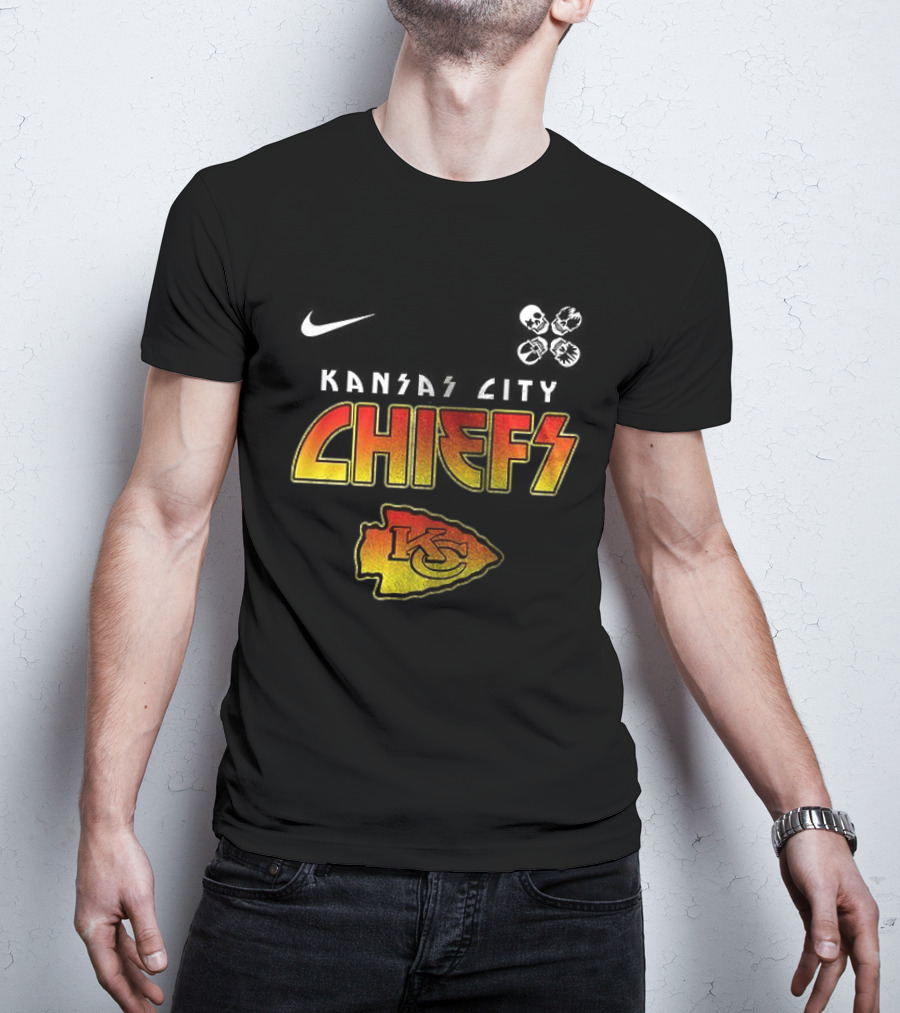 Kansas City Chiefs Rock And Roll All Nite Abbey Road T-Shirt