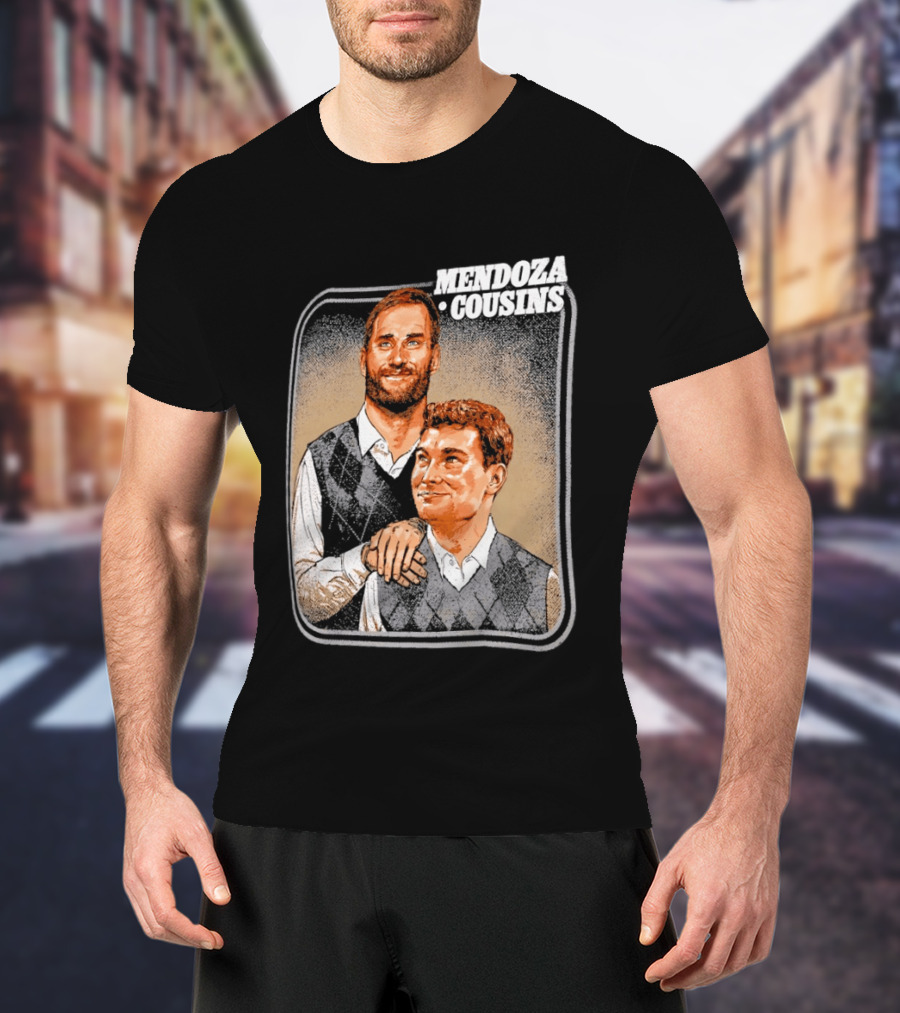 Mendoza Cousins Duo Sweater Vest Pairing T-Shirt