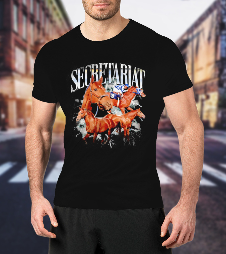 SECRETARIAT Horse Racing Legend Triple Crown Winner T-Shirt
