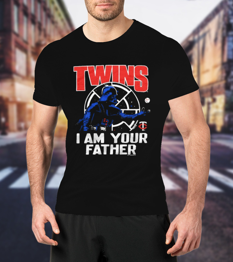 Star Wars Twins I Am Your Father Baseball T-Shirt
