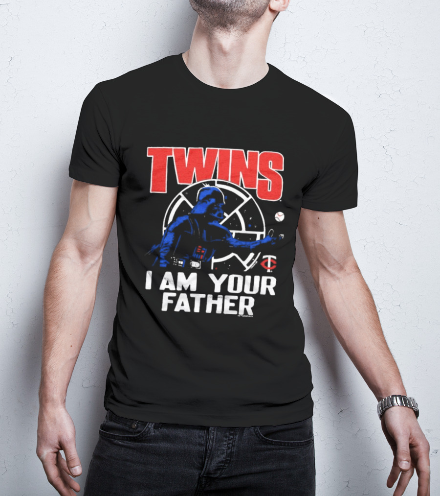 Star Wars Twins I Am Your Father Baseball T-Shirt
