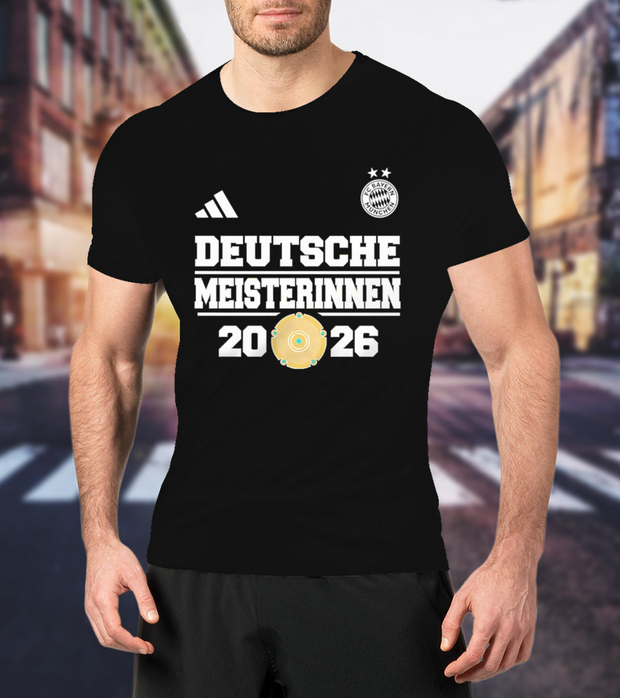 FC Bayern Munich Deutsche Meisterinnen 2026 T-Shirt
