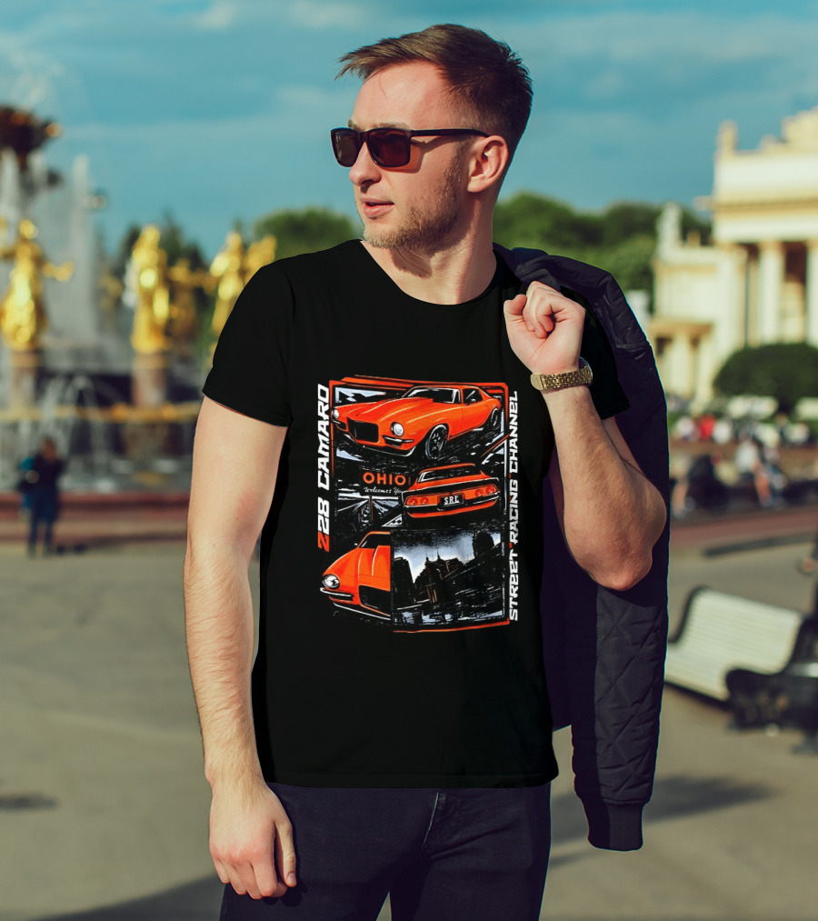 Ohio Welcome Z28 Camaro Street Racing Channel SRL T-Shirt