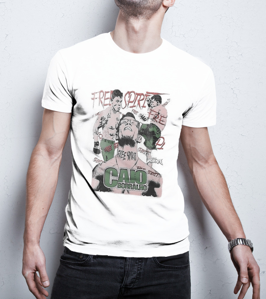 Caio Borralho Free Spirit MMA Fighter Full Violence T-Shirt