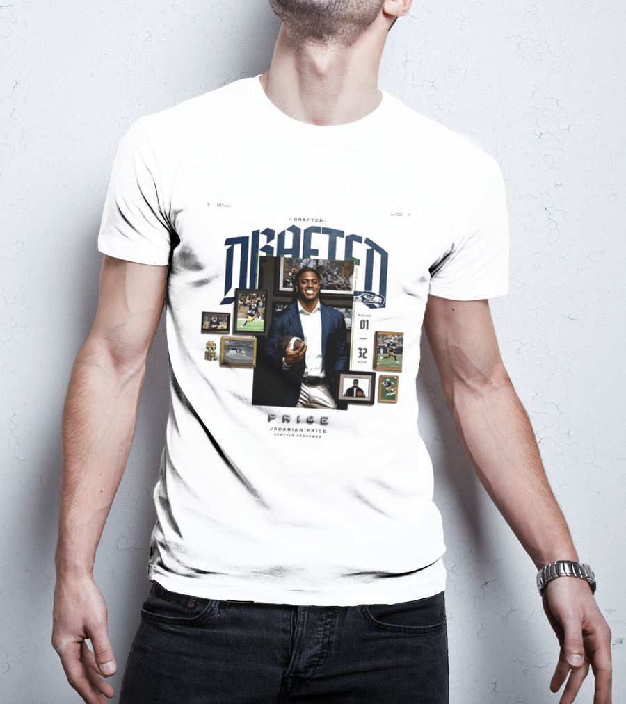 Seattle Seahawk 2026 Drafted Jadarian Price Football Highlights NFL T-Shirt