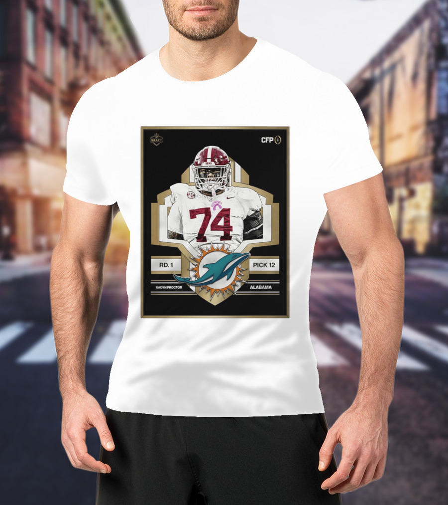 Kadyn Proctor Alabama Crimson Tide Pick 12 Draft 2026 T-Shirt