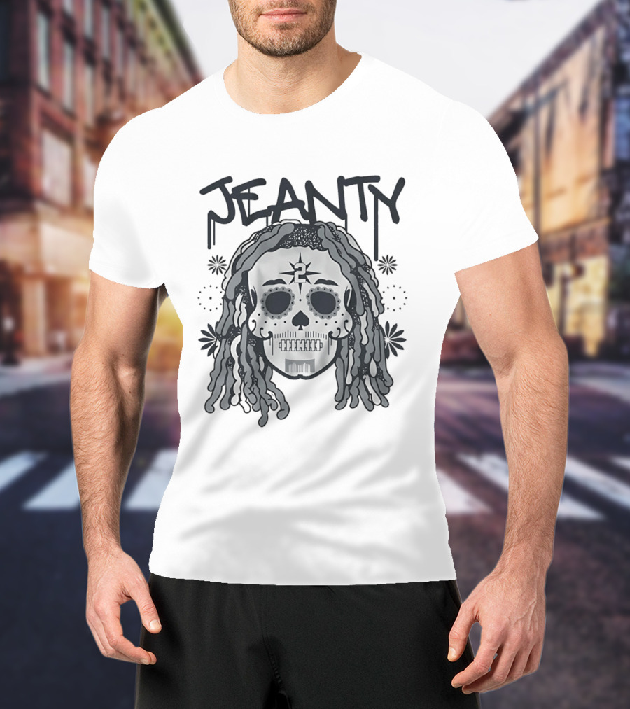 Las Vegas Jeanty Number 2 Sugar Skull Remix T-Shirt