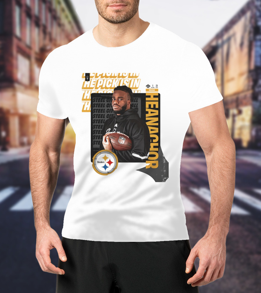 Max Iheanachor Steelers NFL Draft Round 1 Pick 21 2026 T-Shirt
