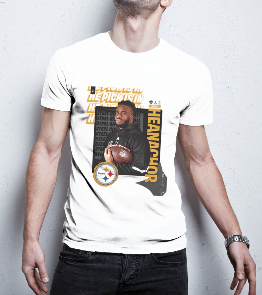 Max Iheanachor Steelers NFL Draft Round 1 Pick 21 2026 T-Shirt