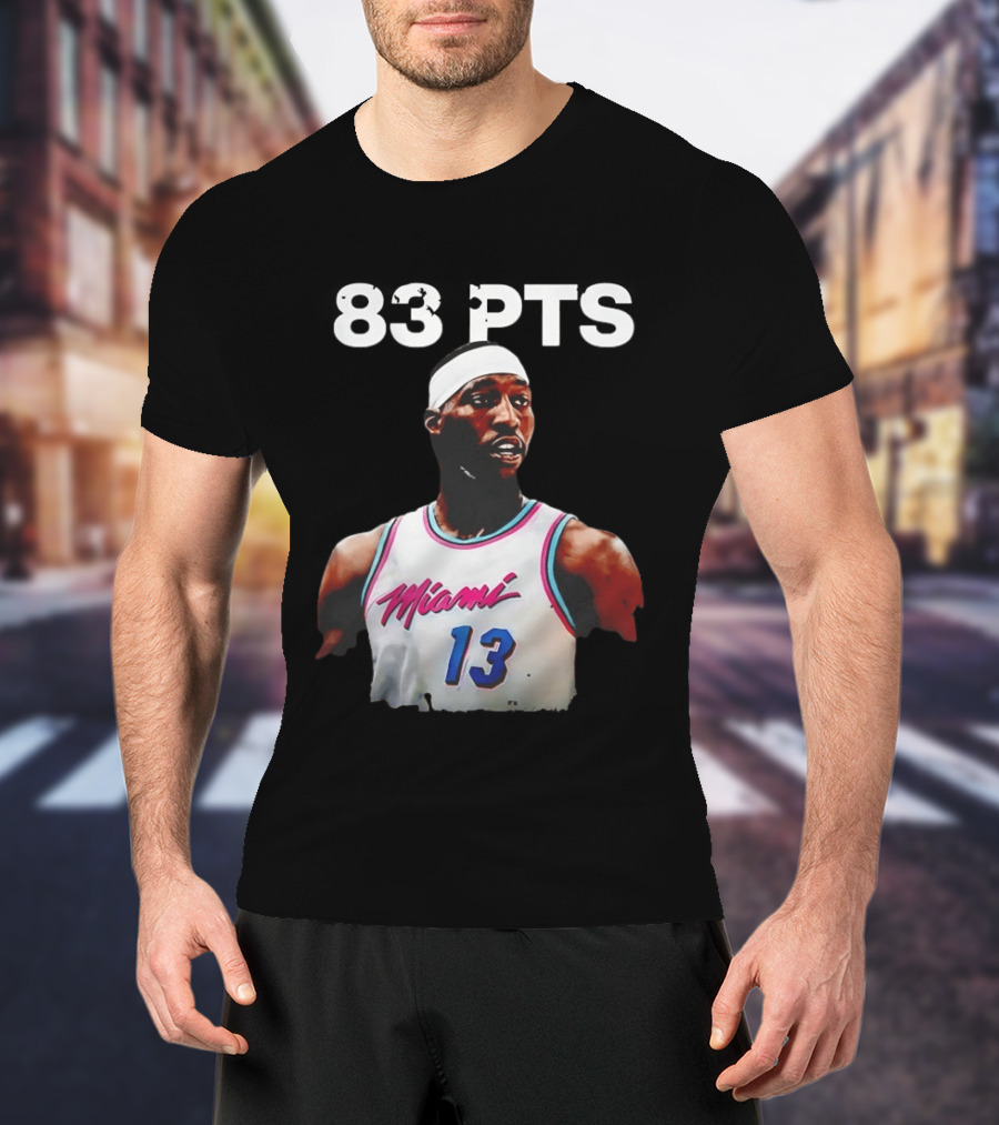 Bam Adebayo 83 PTS Miami 13 T-Shirt