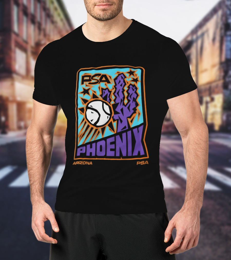 Phoenix Suns PSA Cactus Basketball Stars Arizona T-Shirt