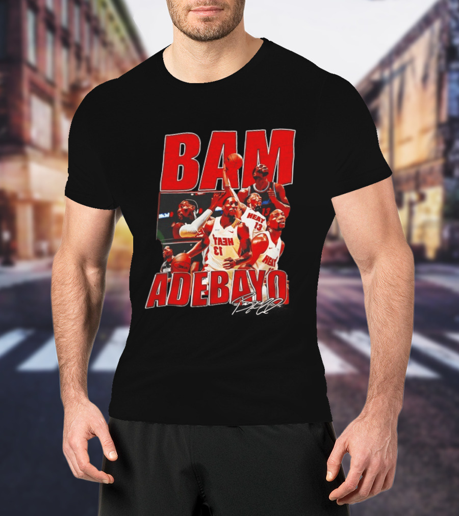 Bam Adebayo Heat Basketball Highlights And Scoring Feat T-Shirt