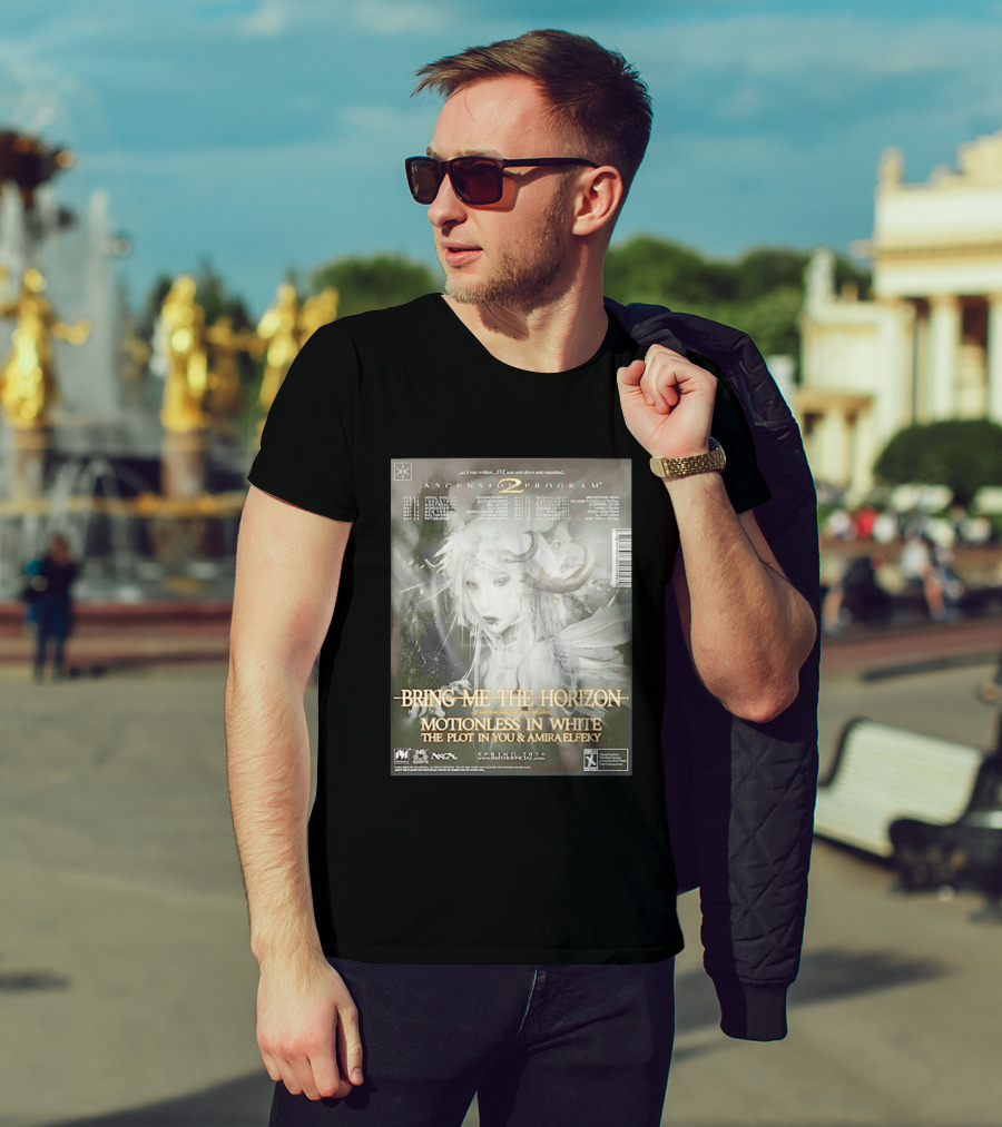 Bring Me The Horizon Ascension Program 2026 North America Tour Motionless In White The Plot In You Amira Elfeky Spring Dates T-Shirt
