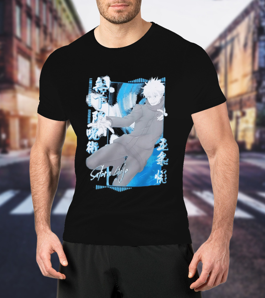 Jujutsu Kaisen Satoru Gojo Infinite Void Pose Sorcery Curse T-Shirt