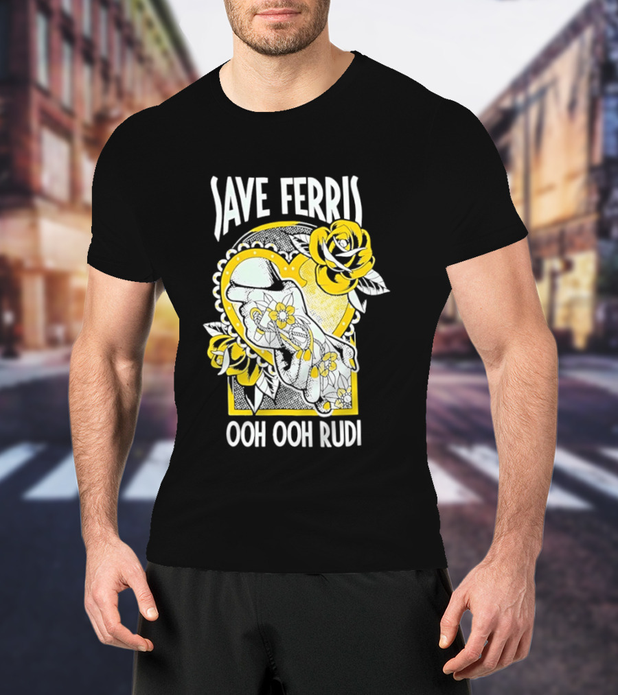 Save Ferris Ooh Ooh Rudi Rose T-Shirt