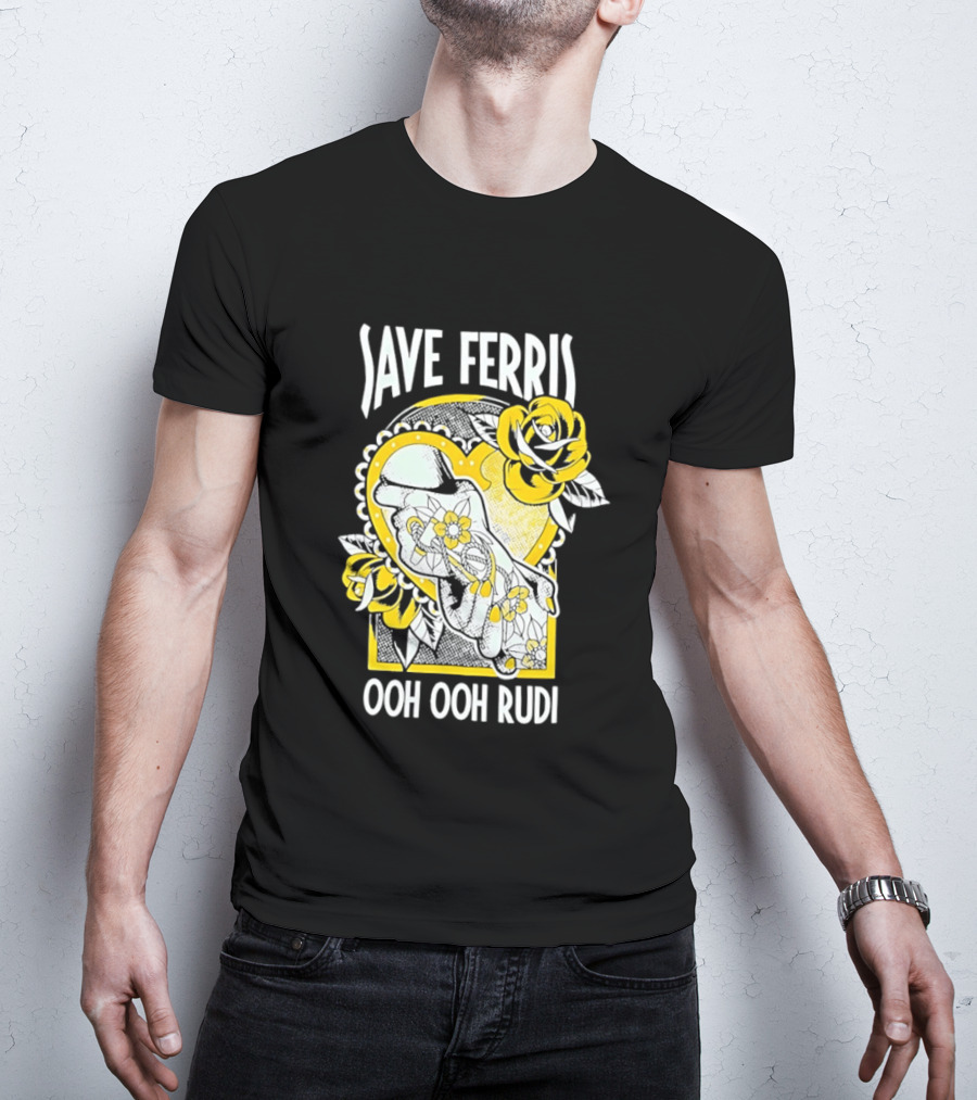 Save Ferris Ooh Ooh Rudi Rose T-Shirt