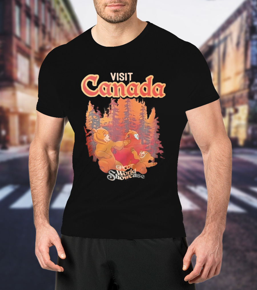 Visit Canada Kenai And Koda Epcot World Showcase T-Shirt