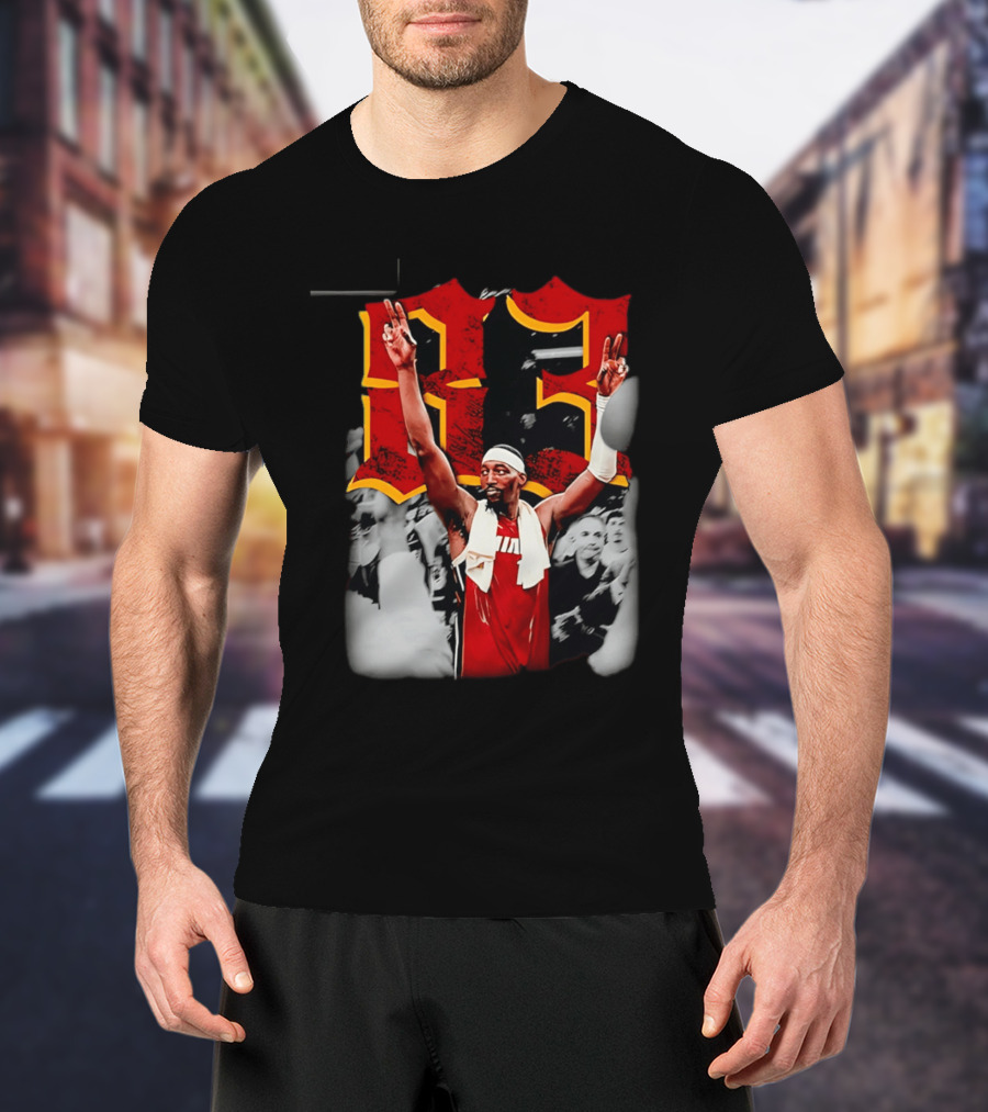 Miami Heat Bam Adebayo 13 Fan Collage T-Shirt