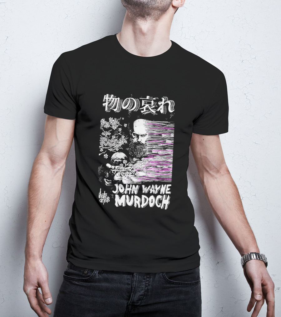 Mono No Aware John Wayne Murdoch I Hate Artists Floral Abstract T-Shirt