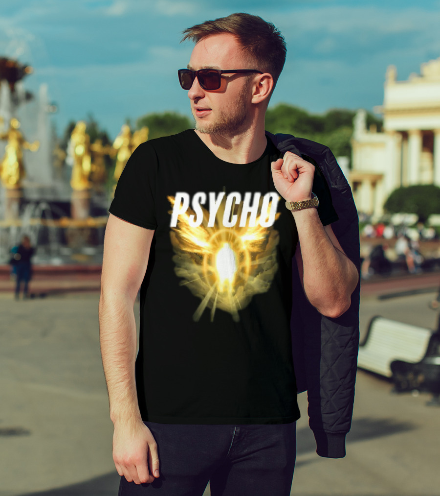 Psycho Sacred Light Angel Aesthetic T-Shirt
