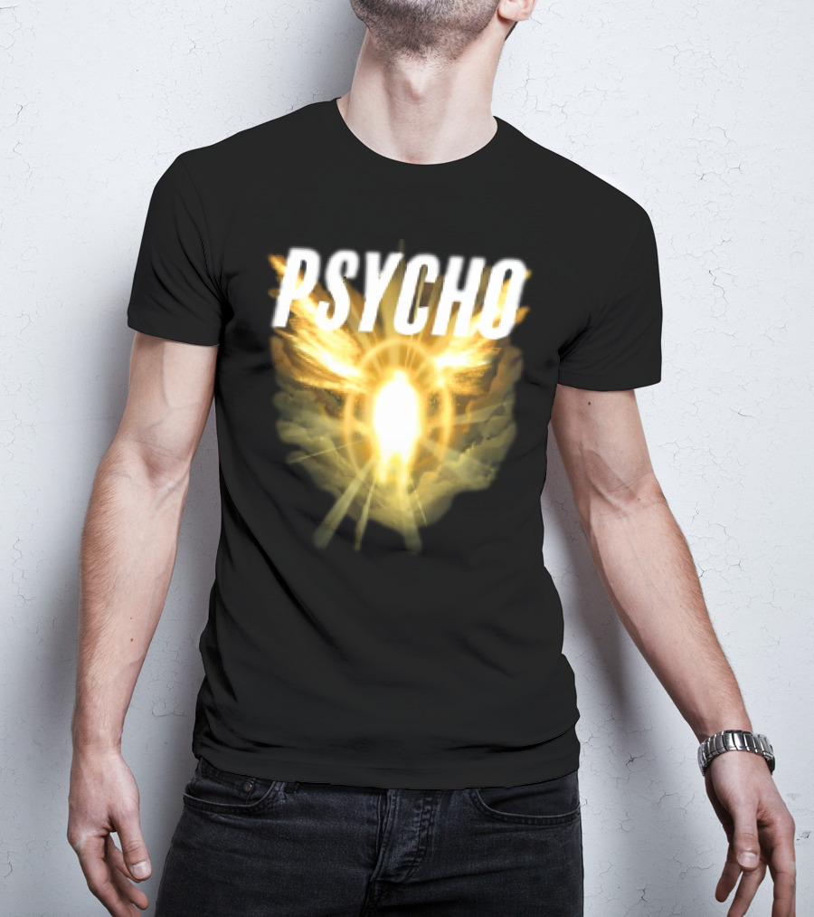 Psycho Sacred Light Angel Aesthetic T-Shirt