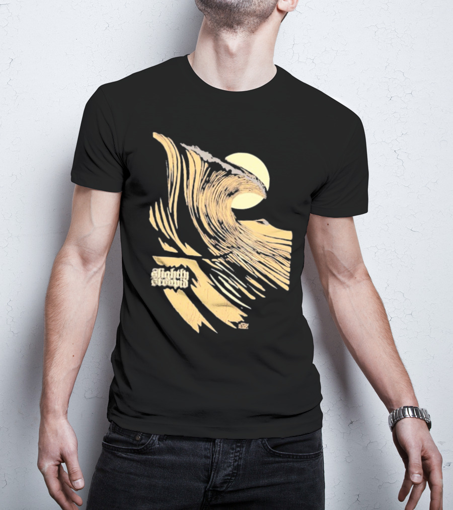 Slightly Stoopid Coffee Surf Co Alders Wave Art Vintage Sun T-Shirt