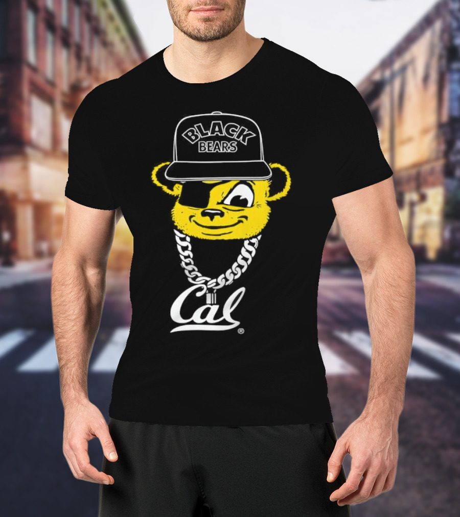 Black Bear Berkeley Cal Baseball T-Shirt