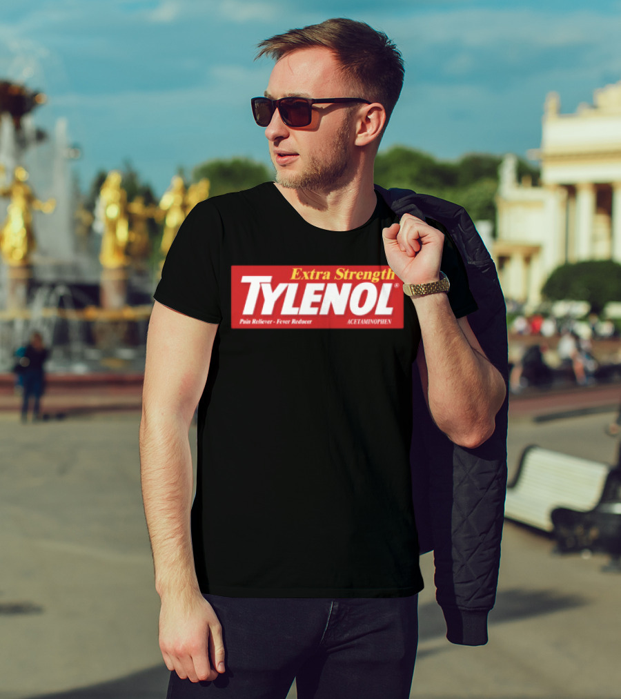 Extra Strength Tylenol Pain Reliever Fever Reducer Acetaminophen T-Shirt