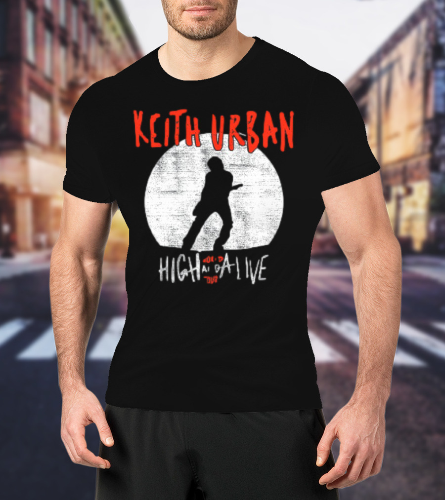 Keith Urban High And Alive World Tour 2023 T-Shirt