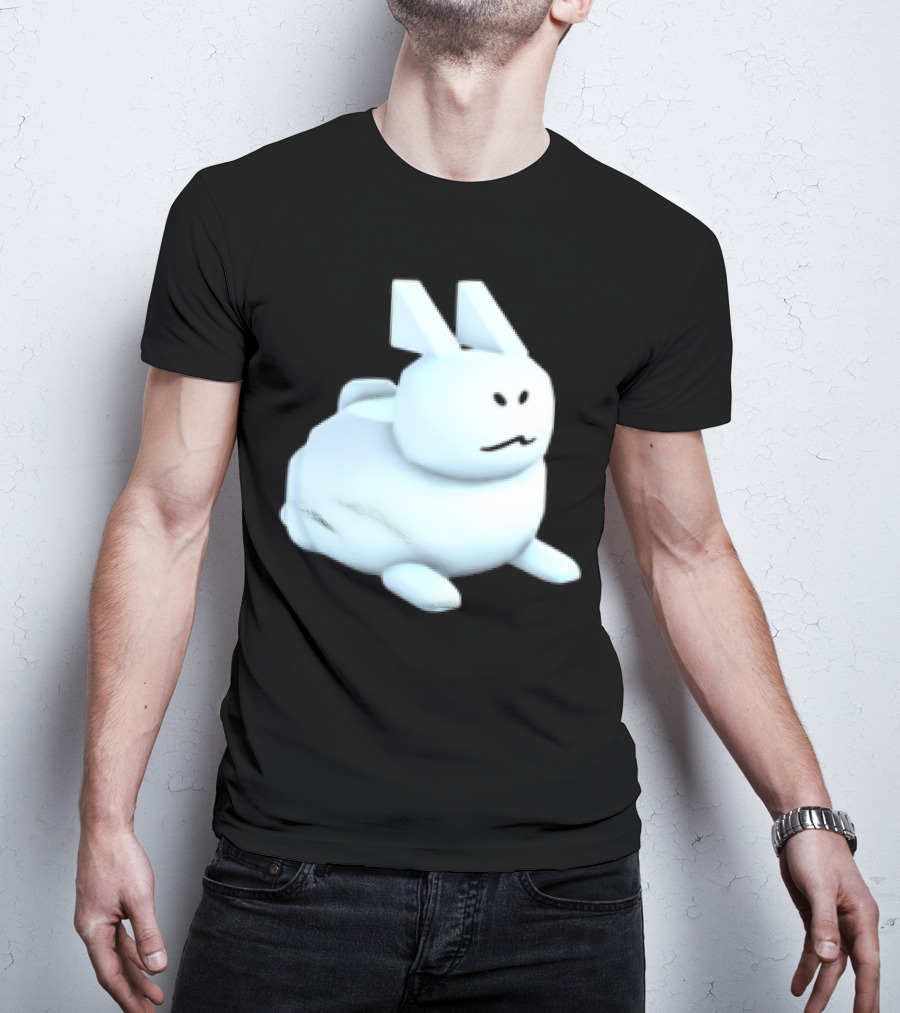 Reel Rebels Gubby Roblox Cute White Rabbit T-Shirt
