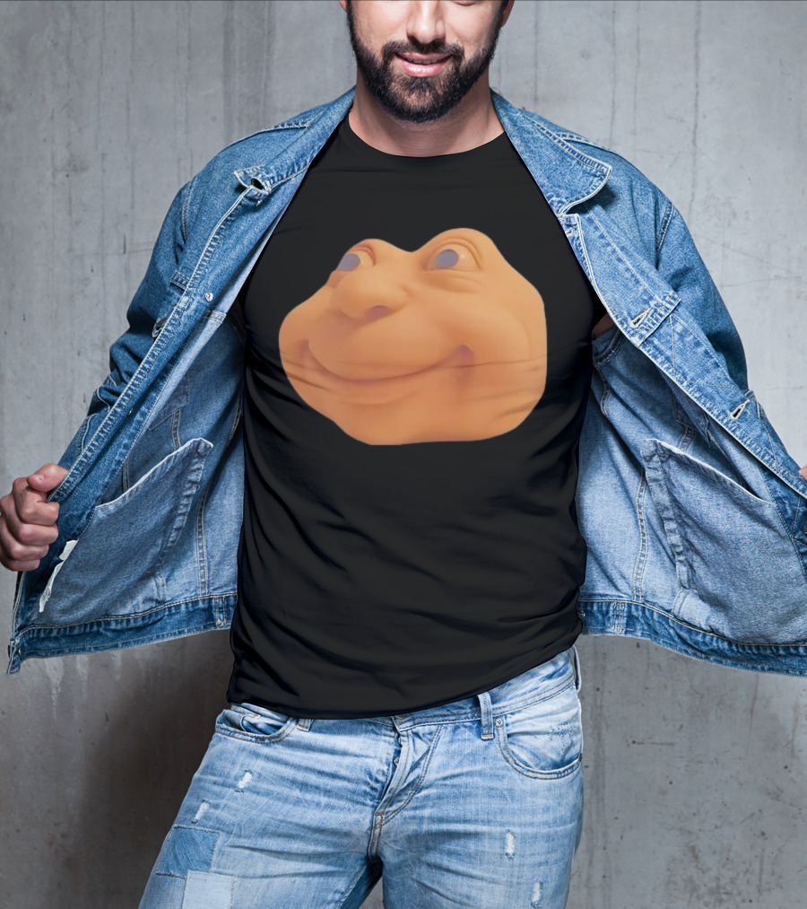 Halloween Costume Funny Expression Meme Face Pumpkin Head T-Shirt