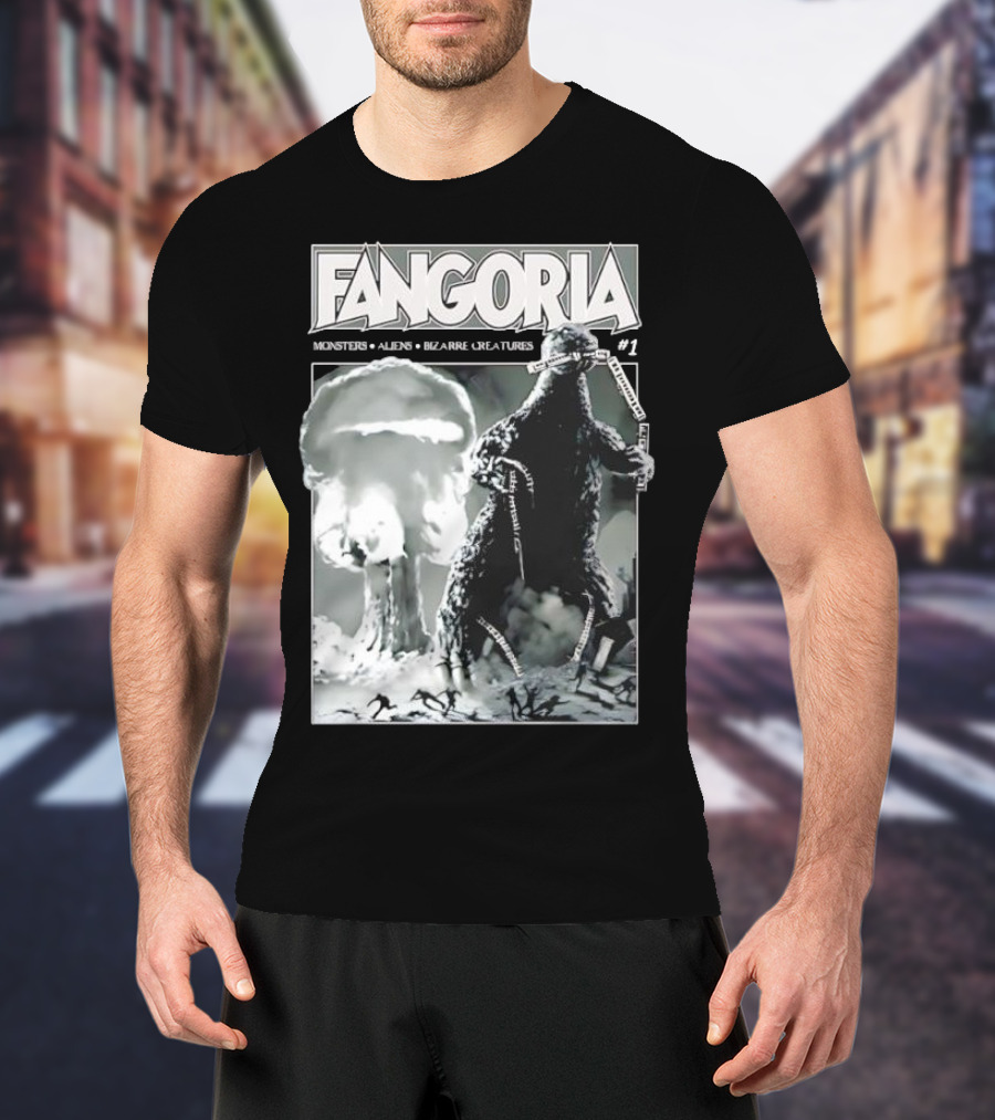 Fangoria Monsters Aliens Bizarre Creatures Godzilla T-Shirt