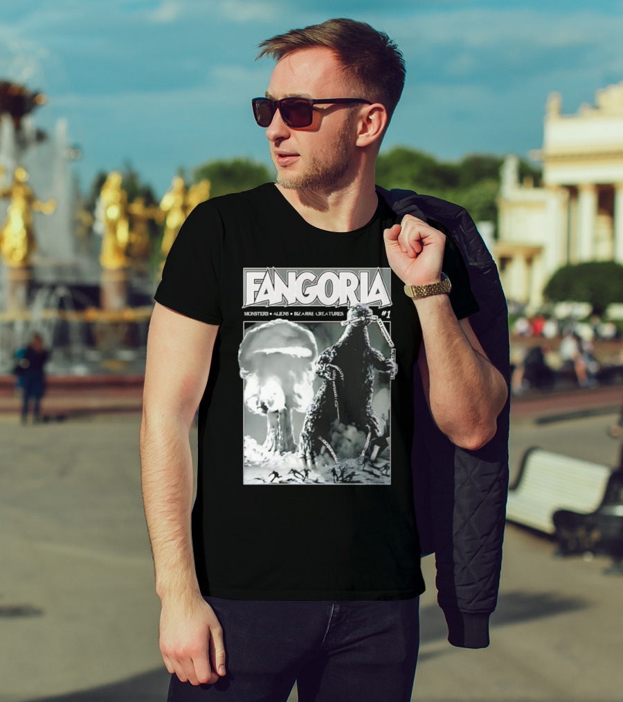 Fangoria Monsters Aliens Bizarre Creatures Godzilla T-Shirt