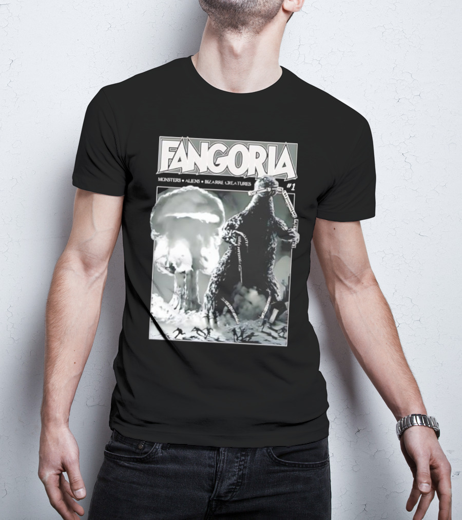 Fangoria Monsters Aliens Bizarre Creatures Godzilla T-Shirt