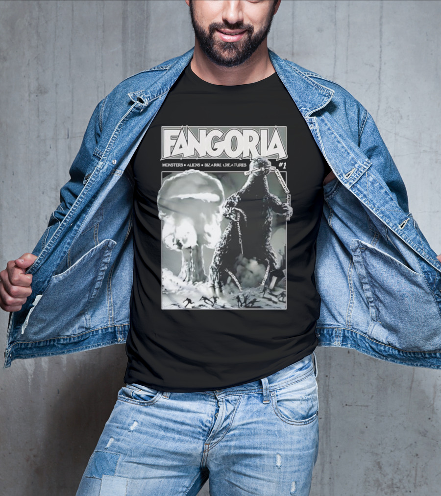 Fangoria Monsters Aliens Bizarre Creatures Godzilla T-Shirt