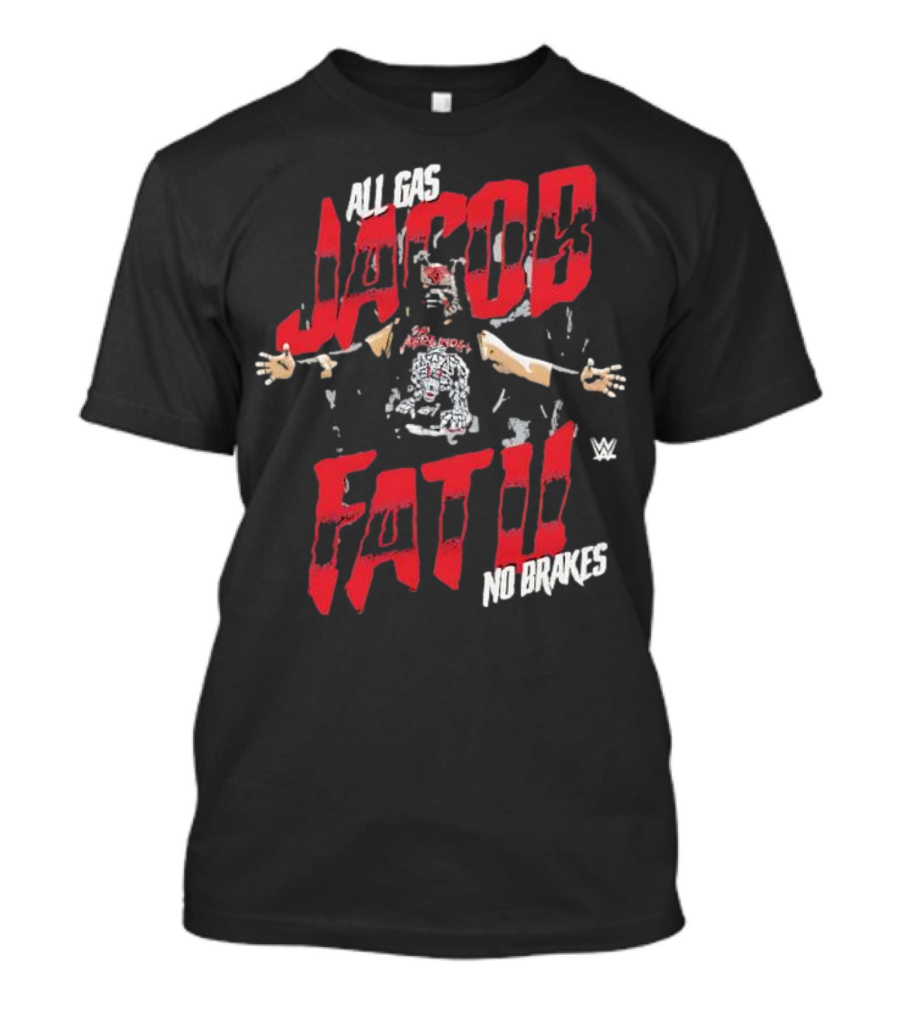 Jacob Fatu All Gas No Brakes Wrestling WWE Style T-Shirt