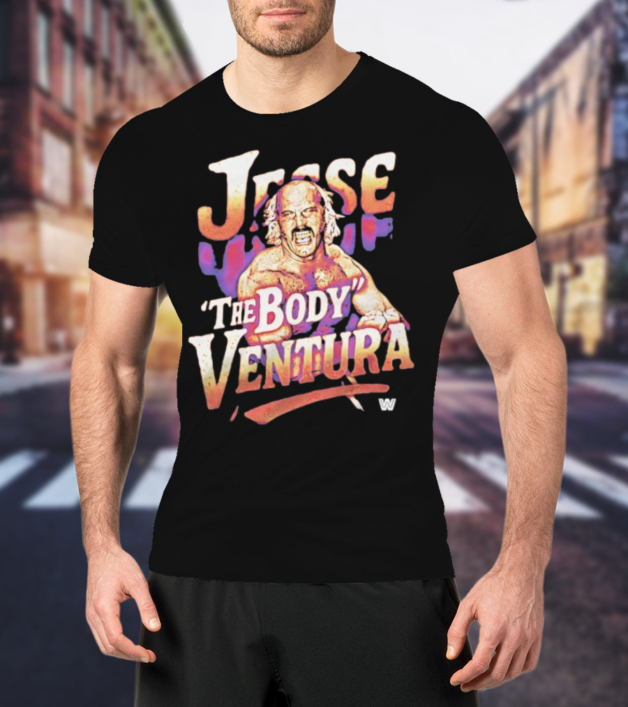 Jesse Ventura The Body Vintage Wrestling W T-Shirt
