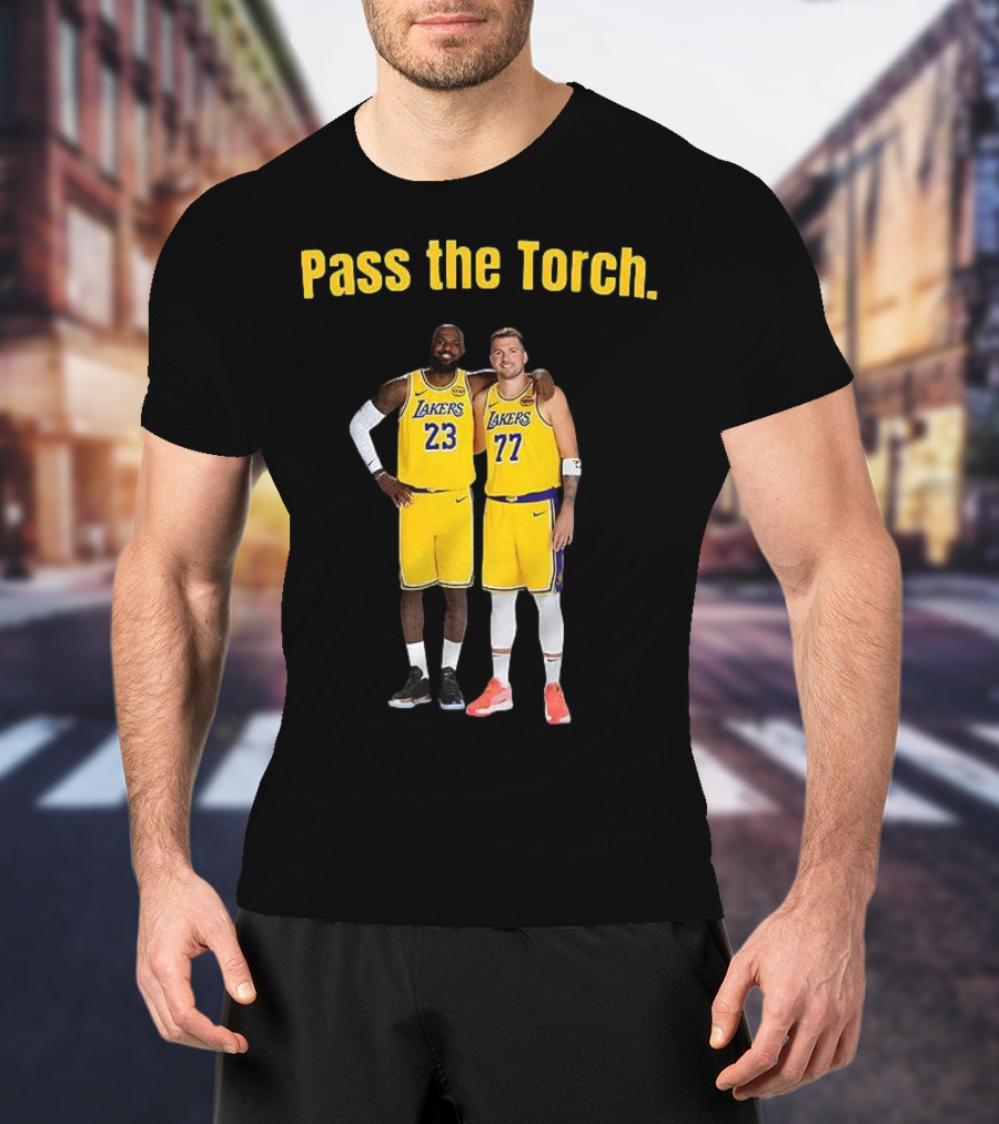 Lakers 23 And 77 Pass The Torch T-Shirt