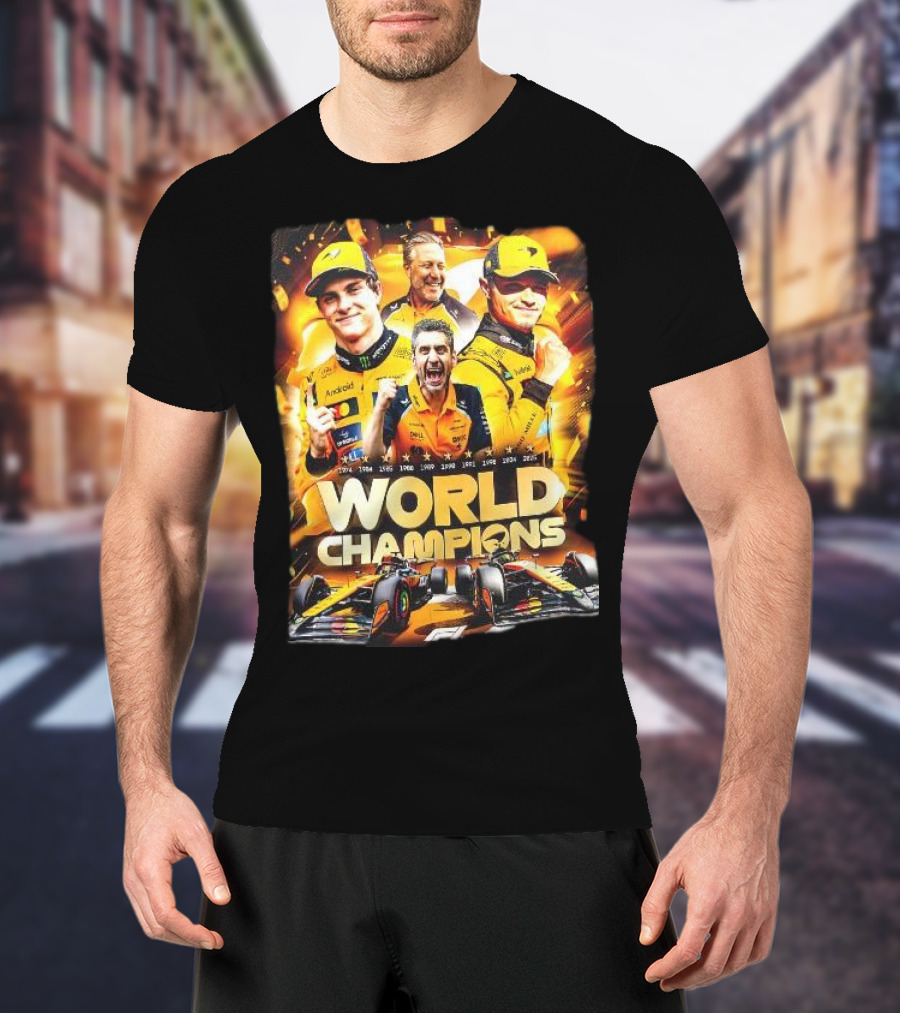 McLaren World Champions 2025 Racing Legends T-Shirt