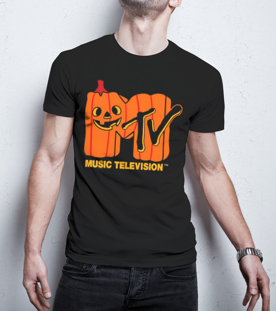 MTV Music Television Pumpkin Halloween T-Shirt