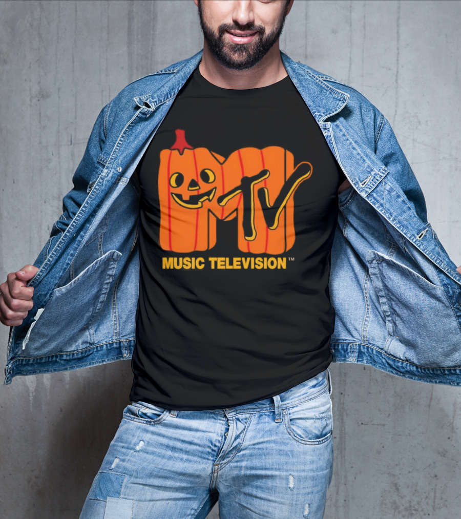 MTV Music Television Pumpkin Halloween T-Shirt