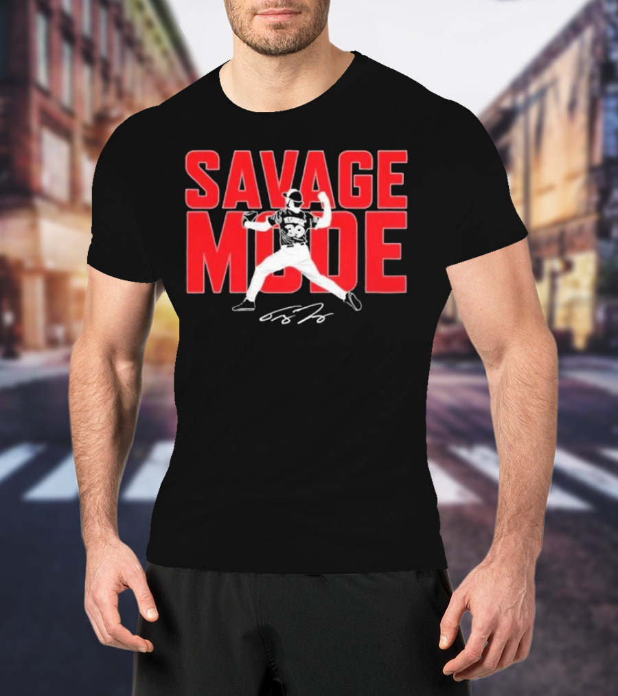 Savage Mode Trey Yesavage Toronto Blue Jays Signature T-Shirt