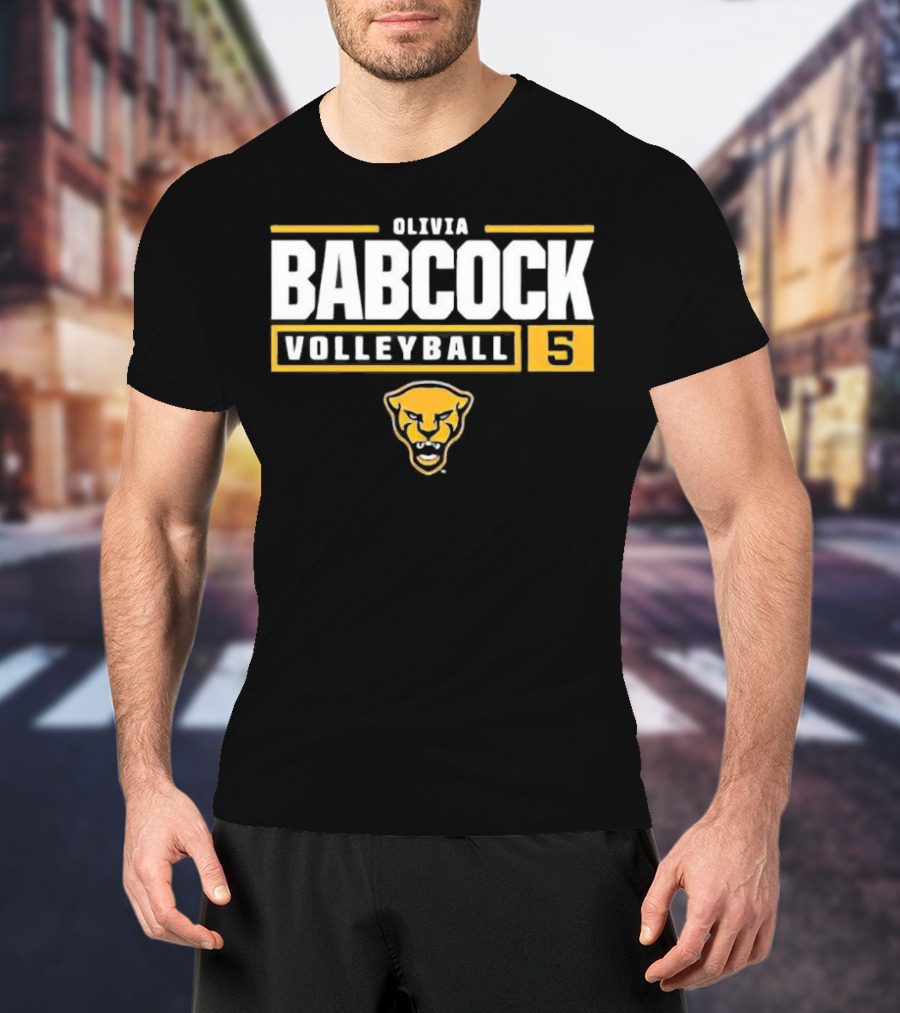 Olivia Babcock Volleyball Pitt Panthers 5 T-Shirt