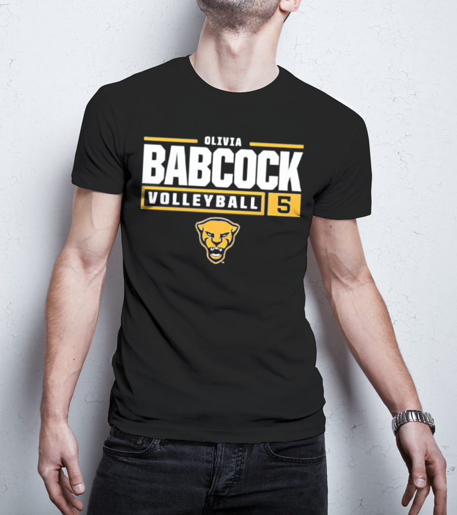 Olivia Babcock Volleyball Pitt Panthers 5 T-Shirt