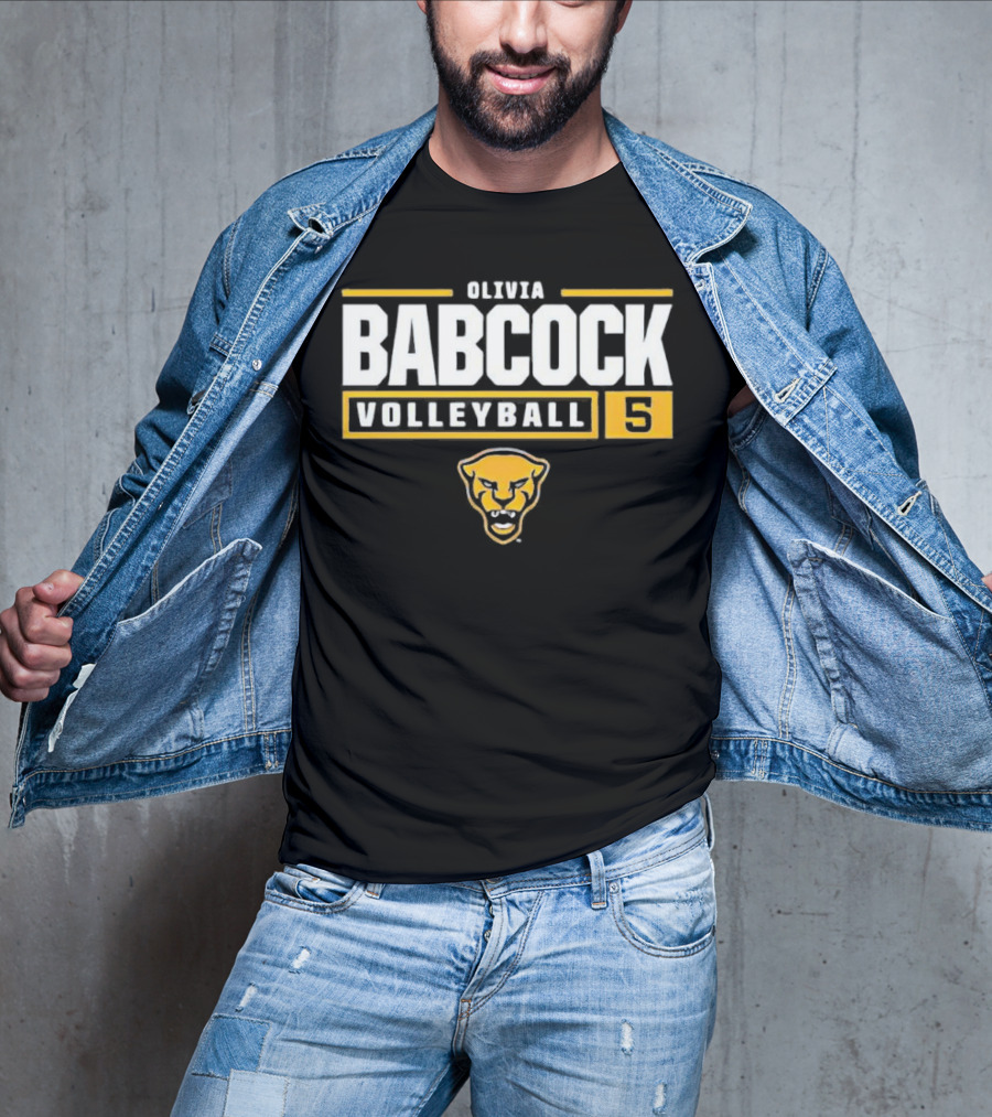 Olivia Babcock Volleyball Pitt Panthers 5 T-Shirt
