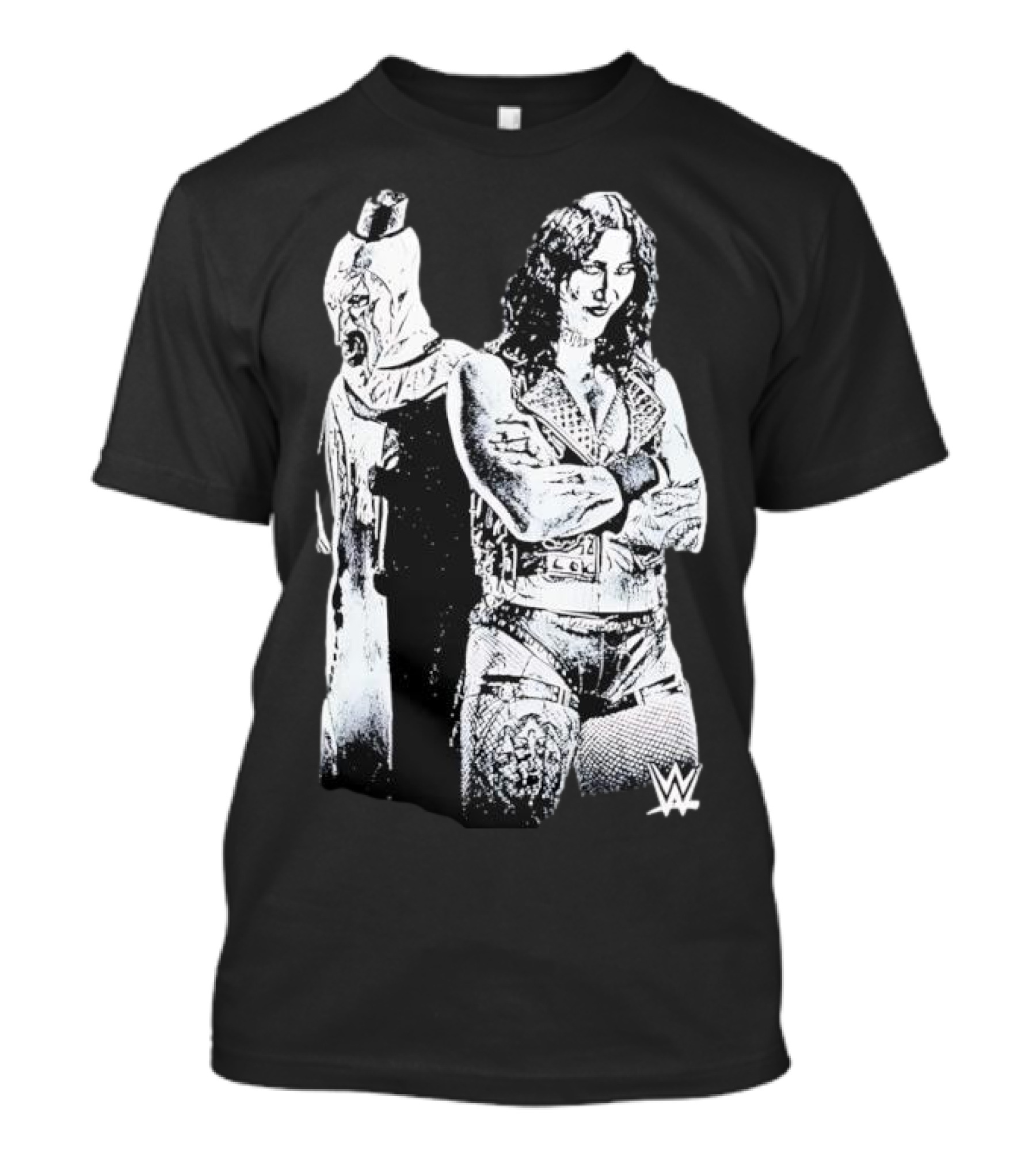 Rhea Ripley Terrifier WWE Collaboration Black Ripple Junction T-Shirt