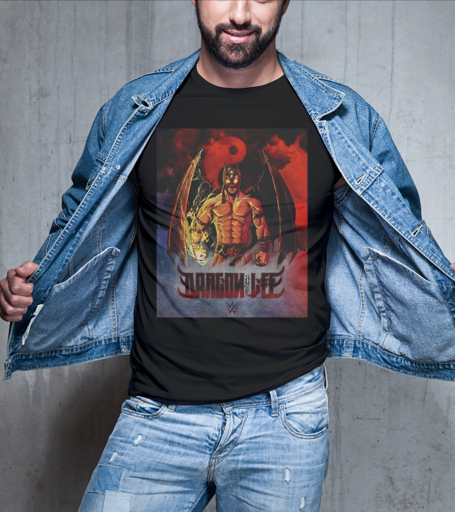 Dragon Lee WWE Superstar Wrestling Persona Artwork T-Shirt